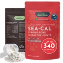Essencial Animal Algas Cálcio - Suplemento para Cães e Gatos, Alta Digestibilidade, Puro Algas Islandesas Cálcio, Livre de Chumbo e Hormônios, Teste de Laboratório, Magnésio - 12 Oz (Pack of 1)