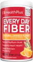 Saúde Além de suporte digestivo de fibra todos os dias , Sem sabores artificiais , Fibra diária para eliminação de toxinas para reduzir o inchaço , Psyllium Husk , sabor laranja , 9 Ounces, 36 Servings.
