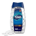 TUMS Comprimidos antiácidos mastigáveis de força ultra para alívio da azia, hortelã - 160 contagem