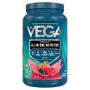 Vega All in One Nutrition Organic - 20g Proteína Ervilha Baseada em Plantas, Berry, 20 Servings, Vitaminas A & C, Probióticos, Verdes, Vegan, Keto, Gluten Free, 24.3oz (Packaging May Vary)