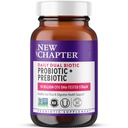 Novo capítulo Biotic Probiótico duplo diário + Prebiótico para Digestion & Microbiome Saúde, 100% Vegan, Soja livre, Não-GMO, 60 contagem (2 Mês de fornecimento)