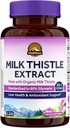 Vitalitown Organic Milk Thistle Antioxidant Suporte, Detox & Limpeza, 120 Vegan Caps