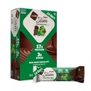 Nugo Slim escuro chocolate hortelã, 18g Vegan Protein, 3g Açúcar, 6g Fibra, Baixo Carb Net, Keto Friendly, Gluten Free, 24 Contagem