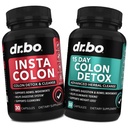 Colon Cleanser Detox Suplemento Cápsulas - 15 Dia Colon Cleanse Pills & Probiótico Herbal Cleansing - Diário Natural Bowel Movimento Suplementos para Estômago intestinal Bloating Digestive Gut Suporte