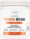 Ultra Clean Vegan BCAA Pó + Eletrólitos (Mango de pêssego ) 2:1:1 Açúcar-livre / sem sucralose BCAAs Aminoácidos Suplemento para Mulheres / Homens - Melhores BCAA Vegan Aminoácidos após pós-treino Recuperação bebida
