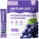 Venture Pal Sugar Free Electrolyte Powder Packets - Liquid Daily IV Drink Mix for Rapid Hydration & Party Recovery (Rápido Hydration & Party Recovery) 5 Vitaminas e 7 Eletrolitos Keto Friendly