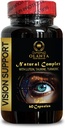Suporte de visão Fórmula Natural - Fórmula de visão avançada com Lutein - Suporte de visão com Beta-Caroteno e Zinco - Suporte Immune - 1 Garrafa 60 Cápsulas