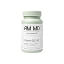 Amy Myers MD Vitamina D3/K2 10.000 UI Cápsulas - Suplemento diário de vitamina para suporte à saúde de ossos, imunes e hormônios - Mente saudável & Ajuda de Relaxamento - 30 Cápsulas