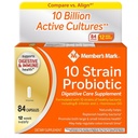 Marca de Membro 5X Probiótico Digestive Care Suplemento - 2/42ct. Garrafas