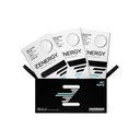 ZENERGY Gum Energia - sabor de hortelã (50mg de cafeína) + 35% B6 e 45% B12 Vitamina Vegan, 0 Açúcar, 0 Calorias, 0 Glúten, 0 Aspartame, Não-GMO, Ação Instantânea
