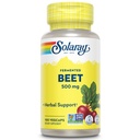 SOLARAY Fermented Beet Root Extract from Organic Beets - Beet Root Cápsulas tradicionalmente utilizadas para energia, resistência, fluxo de sangue, apoio à saúde do coração - Vegan, Não-GMO, 60-Dia Garantia, 100 VegCaps