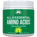 Todos os 9 Aminoácidos Essenciais Pó com 26 Estudos Clínicos. EAA 32X Effective vs BCAA / BCAAS Ranched Chain Aminos. Pré ou pós-treino EAA Suplemento para Energia e Crescimento Músculo. Limão