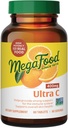 MegaFood Ultra C 400 mg - Vegan Imune suplemento de apoio com vitamina C, feito com alimentos reais, incluindo brócolis, cenoura, Cranberry & Brown Rice, sem glúten, Kosher - 60 comprimidos, 60 Servings