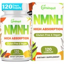 Sublingual NMNH 500mg (Dihidronicotinamida Mononucleotídeo) (120 Servings, NMNH 500mg por serviço) Suplemento NAD para aumentar os níveis NAD à medida que envelhecemos, para o envelhecimento, energia, imunidade, foco - 120 contagem