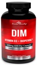 Suplemento DIM 250mg com Vitamina D3 Plus BioPerine - Diindolilmetano Menopausa & Apoio Estrogênio, Suporte ao equilíbrio hormonal para mulheres e homens - 90 bonés vegetarianos