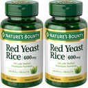 Recompensa da natureza Rice vermelho 600mg 120 Cápsulas (Pacote de 2)