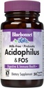 Bluebonnet Nutrition Probiótico Acidophilus & FOS sem leite, Saúde Digestiva*, Saúde Imune*, Sem glúten, Sem soja, Sem leite, 50 Cápsulas Vegetais, 50 Servings