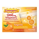 Emergen-C 1000mg Vitamina C Imune Suporte pó Tangerina 30CT inclui zinco, manganês, 7 B Vitaminas e Eletrólitos para Voltar à Escola Essenciais