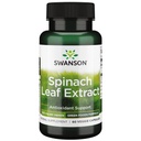 Swanson Spinach Leaf Extract - Suplemento de ervas que promove a saúde geral - alimentos verdes Fórmula w/Beneficial Thylakoids & Chlorophyll - (60 Cápsulas Veggie, 650mg cada)