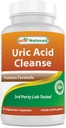 Melhores Naturals Ácido Urico Limpar Vitaminas para Homens e Mulheres - 90 Cápsulas Veggie (90 Contagem de 1)
