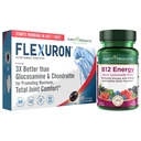 Produtos de pureza Flexuron Joint Formula + B-12 Energia Derretimento Flexuron (Óleo de Krill, Ácido Hialurônico de Baixo Peso Molecular, Astaxantina) - B12 Energia Derretimento (Metilcobalamina B12, Vitamina D3, Biotina + Mais)