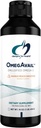Designs para a saúde OmegAvail Smoothie - Omega 3 TG Trigliceride Fish Oil Emulsion with DHA + EPA - Suplemento Líquido para Cardiovascular + Suporte Cérebro, Mango Peach Flavor (43 Servings / 16 onças)