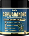 agobi Ashwagandha Supplement Cápsulas - 90 Contagens para Fornecimento de 3 meses