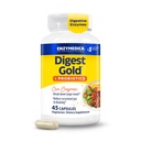 Enzimedica Digest Gold + Probióticos, Fórmula 2 em 1 para a saúde do intestino, Enzimas Digestivas & 1 bilhão Culturas Probióticas Ativas, 45 Contagem (FFP)