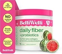 Belli Welli Fiber Supplement for Women & Men – Premium Daily Fiber Powder from Organic Acacia with Added Collagen, Electrolytes & Probióticos – No Bloat, Obstipation & Gut Health Support (Watermelon)