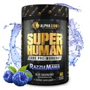 ALPHA LION Core Pre Treino com Creatina para Desempenho, Beta Alanine para Músculo, L-Citrulina para Bomba & Cafeína Tri-Fonte para Energia Mantida (60 Servings, Razzle Mania)