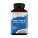 LifeSeasons Masculini-T - Suplemento de suporte de testosterona - Melhora os aspectos mentais e físicos do desempenho sexual e atlético - Suporta a função erétil normal - Melhorar Libido - 180 cápsulas