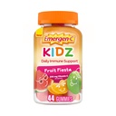 Emergen-C Kidz Apoio diário Imune Suplementos dietéticos, chicletes aromatizados com vitamina C e B Vitaminas, Fruit Fiesta Pastilhas saborosas, Voltar ao essencial da escola - 44 Contagem