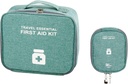 Sacos de primeiros socorros vazios, Bolsa de medicina de viagem, Suprimentos médicos saco organizador, Kit portátil para viajar, Carro, Casa, Camping, Escritório, Caminhadas, Ao ar livre (Verde catônico)