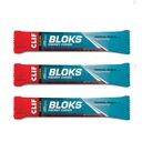 CLIF BLOKS - Energy Chews - Soco Tropical com 25 mg de Cafeína- Não-GMO - Alimentação Baseada em Plantas - Combustível Rápido para Ciclismo e Correção - Lanche de Trabalho (2,1 Ounce Packet, 3 Contagem)