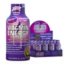 Vitamina Energia Focus+ Energia de força extra Shot Berry 12 Pack, 260mg Cafeína Natural, B-Vitaminas, CoQ10, Aminoácidos, Foco, Produtividade e clareza, Açúcar Zero, Sem glúten, 1,93 fl oz