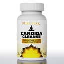 Candida Cleanse - Gut & Colon Support (60 Cápsulas) - para Homens e Mulheres - Ervas naturais para Detox intestinal - Folha de Orégano, Wormwood, Noz preta, Ácido caprílico