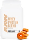 RAW Whey Protein Powder Mistura, Rosquinhas vitrificadas (20 Servões) - Grass-Fed Microfiltered Protein Isolate para o crescimento muscular e recuperação - Pré e pós Treino Sports Nutrition Supplement for Men & Women
