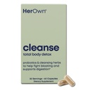 ela própria Cleanse, Gentil Detox, Suporta Gut saudável, Ocean Algae Cleanse, Mistura prebiótica/probiótica, Limpeza mistura de ervas, Glúten e soja livre, Vegan, 60 Cápsulas, 30 Servings, Multicolor