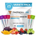 Fluido Táctico - Açúcar Zero, Keto Electrolyte Powder, Pacotes de Hydration, Made in USA (Variety, 25 Count)