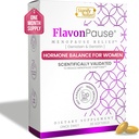 FlavonPause Hot Flashes Relief Menopause – CLÍNICALMENTE testado – Oh Alivio Natural Hot Flash, Aliviação de suores noturnos, Envelhecimento da pele