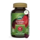 Nature's Way CranRx Cranberry Gummies, Urinary Tract Health Support*, 100% Concentrado de frutas inteiras de cranberry com D-Mannose, Vitamina C, 50 Gummies (Packaging May Vary)