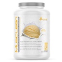 Nutrição Metabólica - Musclean - Milkshake, Whey High Protein Replacement, Maintenance Nutrition, Low Carb, Keto Diet, Enzimas Digestivas, Baunilha, 5 Libras (50 ser)