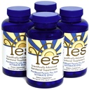 Óleo de peixe Omega 3 Suplementos Alternativo YES Omega 3 & 6 Ácido Gordo - Arroto, Planta Baseado - DHA, EPA, SDA - Colesterol, Coração, Pele, Energia, Olhos, Imunidade Suporte por SIM (4 x 120 tampas Gel)