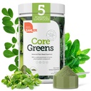 Zahler Core Greens Powder Nutrition Supplements - Superfood Powder - Super Green Juice & Smoothie Mix - Fitonutriente rico com espirulina, clorofila e mais - Kosher Superfood