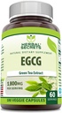 Herbal Secrets EGCG Green Tea Extract 1800 Mg Per Serving □ Veggie Cápsulas Suplemento □ Não-GMO □ Gluten Free □ Made in USA (1 Pack, 180 Count)
