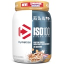 Dymatize ISO100 Whey Protein Powder Isolate, Cinnamon Cereal, 25g de proteína, 5,5g BCAAs, Menos de 120 Cal., Gluten Free, 1g Fat, 1g Sugar, 2g Carb (20 Servões)