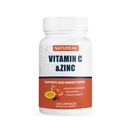 Vitamina C 1000mg com Zinco, Rose Hips e Citrus Bioflavonoides, Imune Supplement Antioxidantes Proteção, 120 Cápsulas