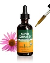 Herb Pharm Certified Organic Super Echinacea Liquid Extract Drops for Active Imune System Support, 2 Oz
