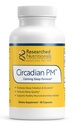 Pesquisados Nutricionais Circadian PM - Promove um Sistema Nervoso Saudável, Resposta Histamina & Noites pacíficas com L Theanina, 5 HTP, Valerian Root & GABA Suplementos (90 Cápsulas)
