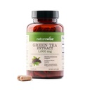 NaturezaWise Green Tea Extract Cápsulas 1000 mg - 50% EGCG & 98% Polifenóis - Pílulas de chá verde de força extra - Antioxidantes para Saúde do Coração & Energia - Vegan, Não-GMO - 90 Contagem[45-Dia de Abastecimento]